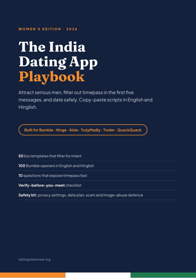 India Dating App Playbook Women's Edition cover